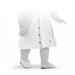 Туфли Paola Reina белые, для кукол 42 см (64203)