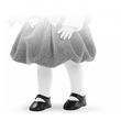 Туфли Paola Reina черные с застежкой-липучкой, для кукол 42 см (64204)