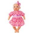 Платье с повязкой для кукол Baby Born little ростом 32 см (874)